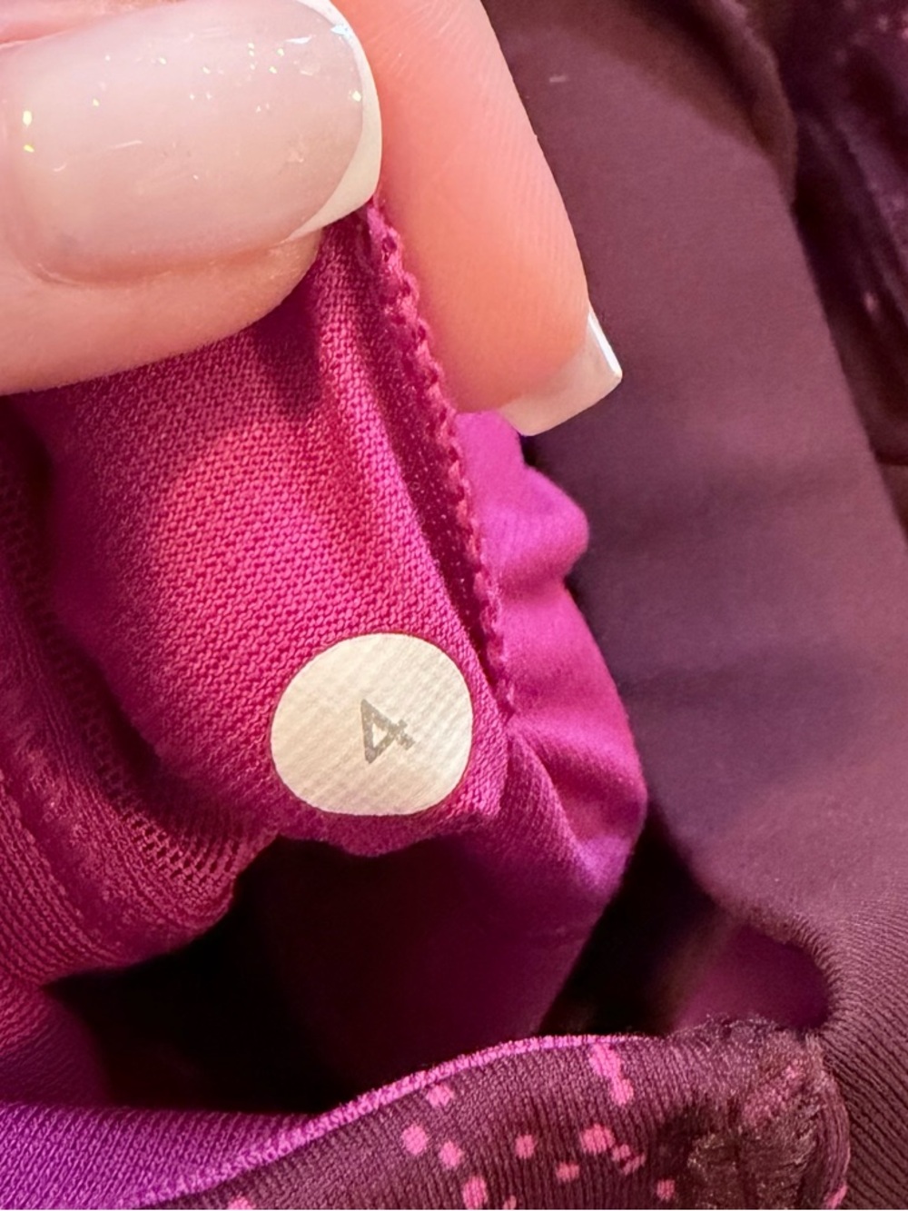 Lululemon | Ready Set Sweat Tank Size 4 Raspberry Pixel - Picture 4 of 4